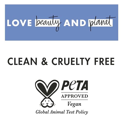 Love Beauty and Planet cruelty-free vegan certification on packaging.