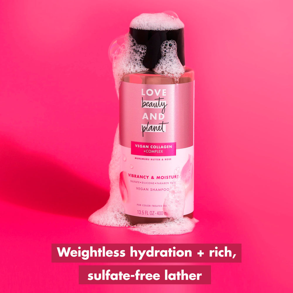 Love Beauty And Planet Murumuru Butter & Rose eco-packaging closeup