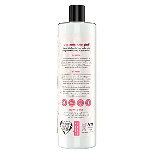 Love Beauty and Planet bottle highlights naturally derived formula for daily use.