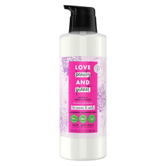 Love Beauty and Planet shampoo bottle with pump delivering moisture for waves