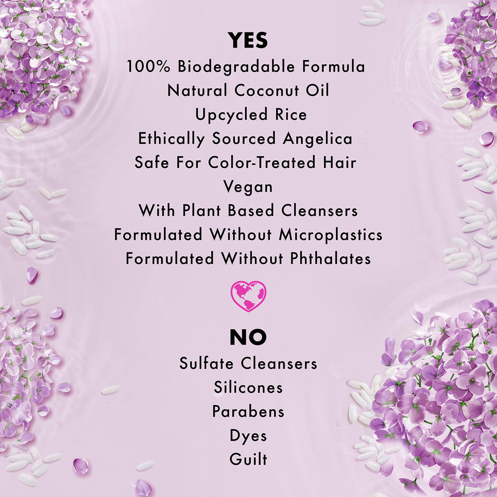 Waves and curls after washing with Love Beauty and Planet Shampoo Milk.