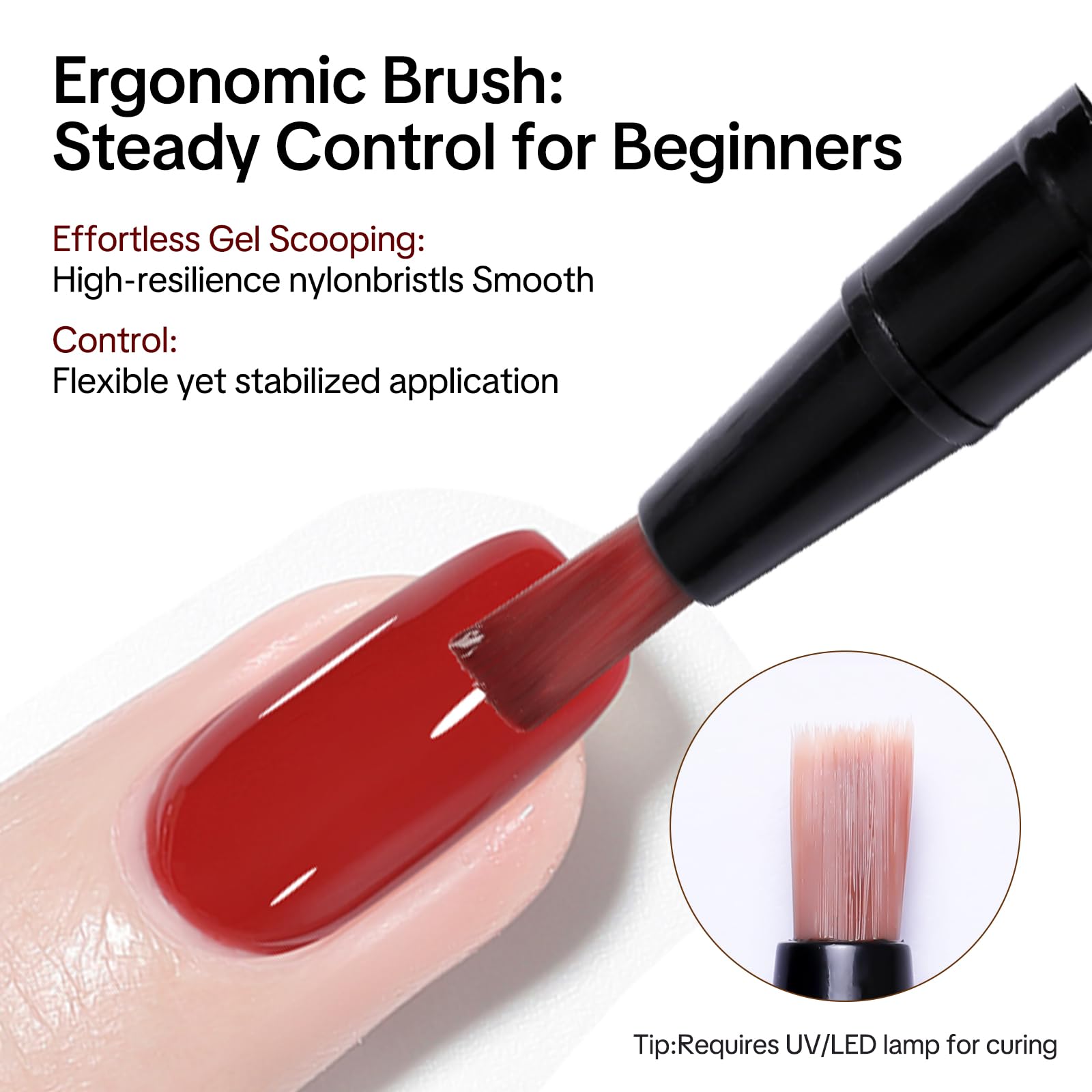 Love Easy ergonomic gel pen design for smooth, beginner-friendly application.