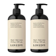 Loved01 Hand & Body Lotion with rosehip and seabuckthorn oils for hydrated skin