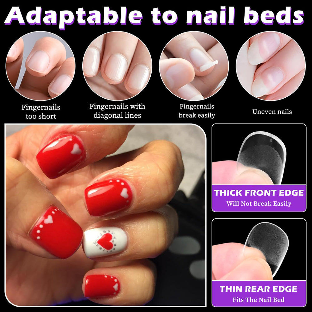 LoveOurHome 15 sizes for precise fit across all fingers and nail beds
