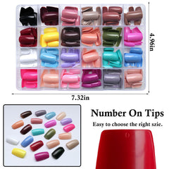 LoveOurHome glue tabs featured with the nails for easy glue-on application.