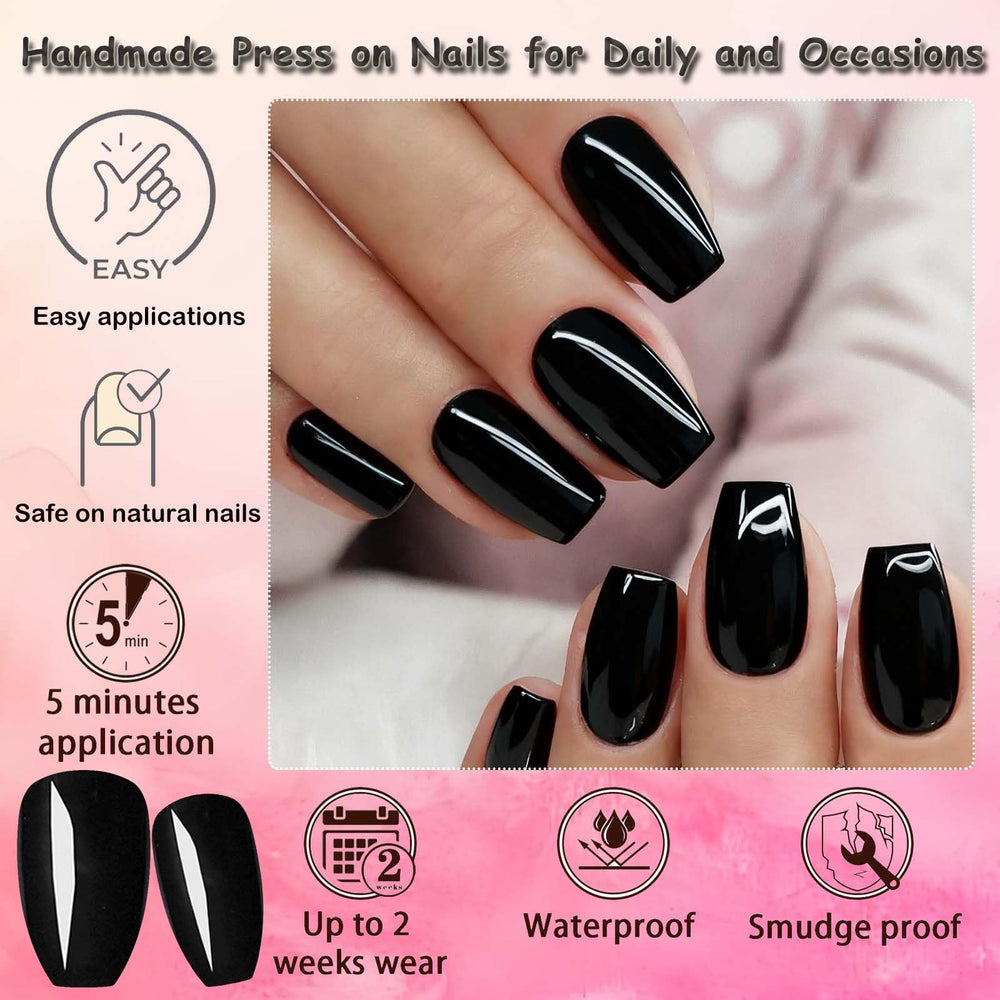 LoveOurHome short coffin nails offer easy daily activities without compromising style