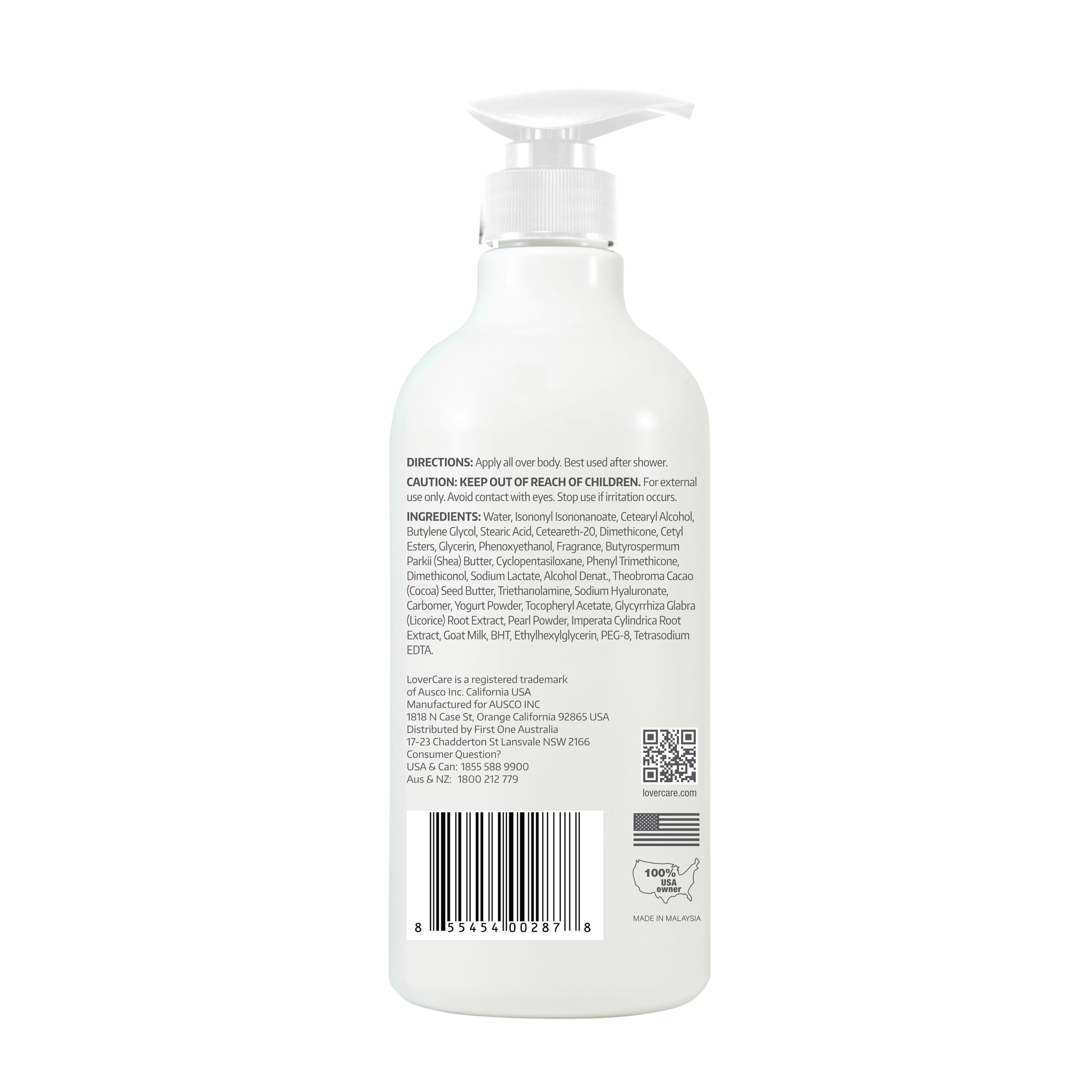 Lover's Care Goat Milk Lotion applying daily for lasting hydration.