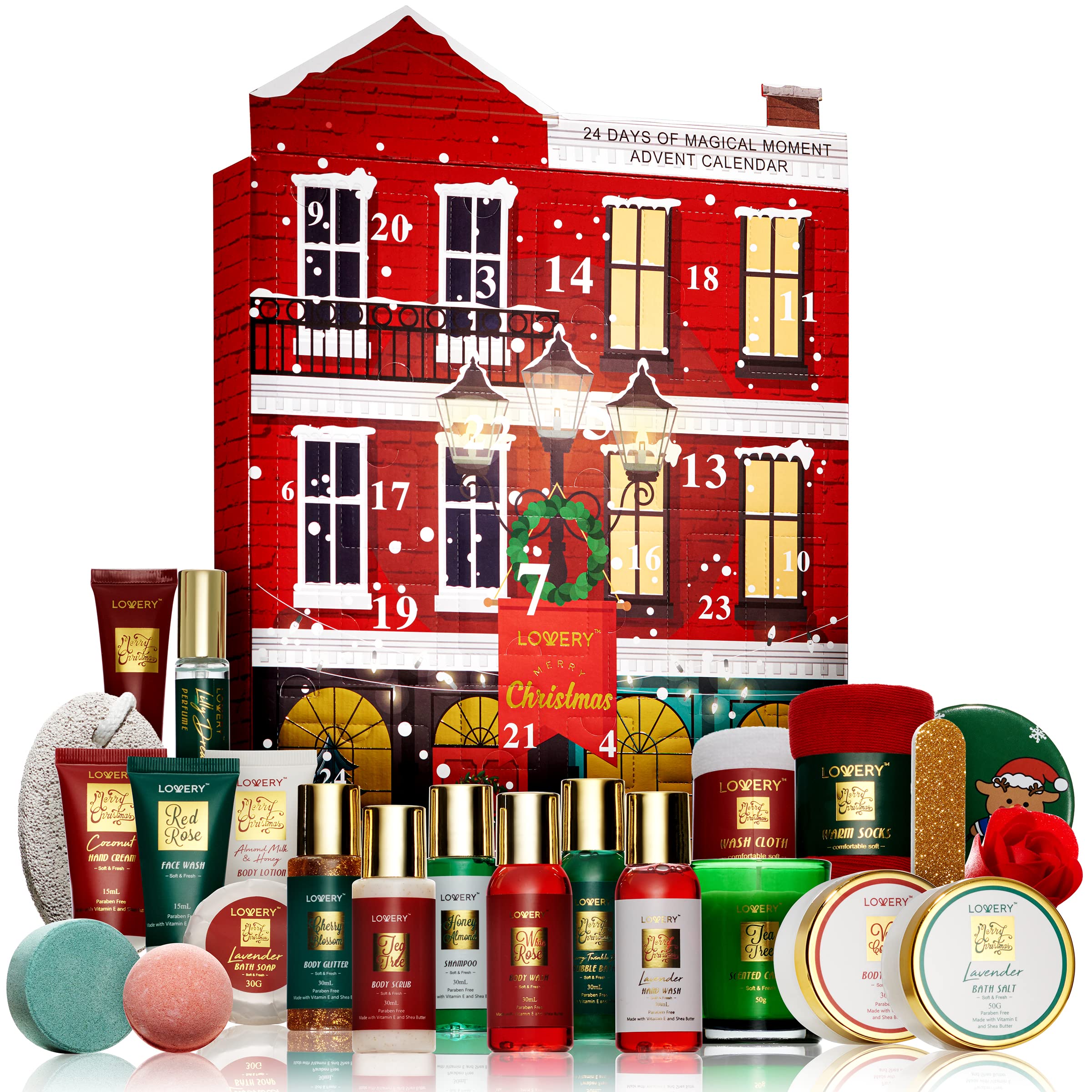 Lovery Advent Calendar makeup-skincare duo delivers daily beauty surprises.