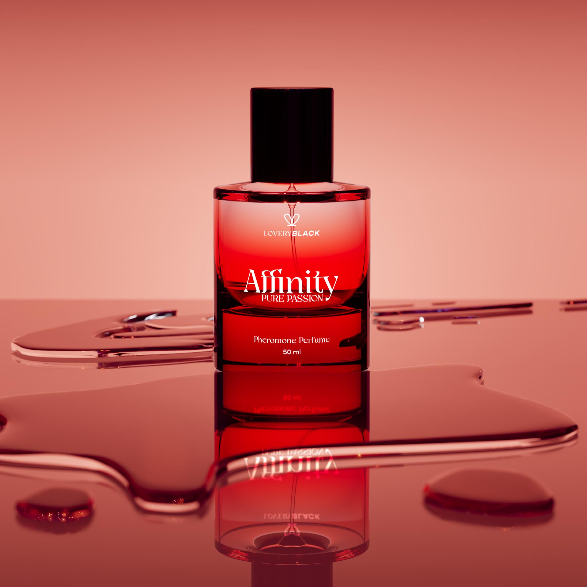 LOVERY Affinity Pure Passion closeup notes evoke floral-sweet allure