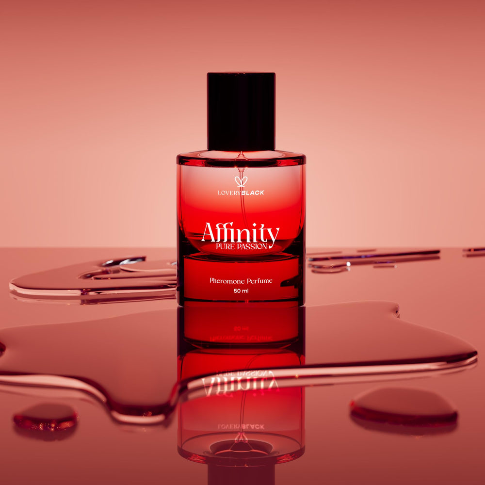 LOVERY Affinity Pure Passion closeup notes evoke floral-sweet allure