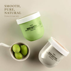 LOVERY aloe body butter jar for refreshing, quick-absorbing moisture