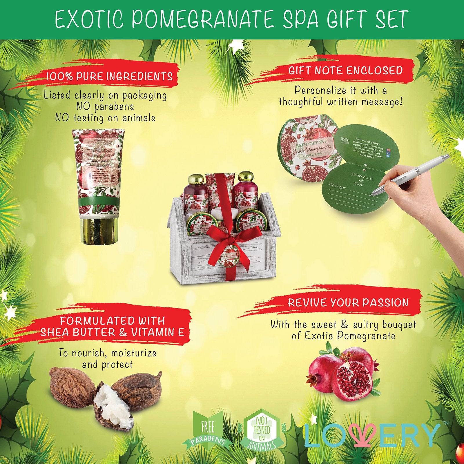 LOVERY plush towel included in birthday spa gift basket