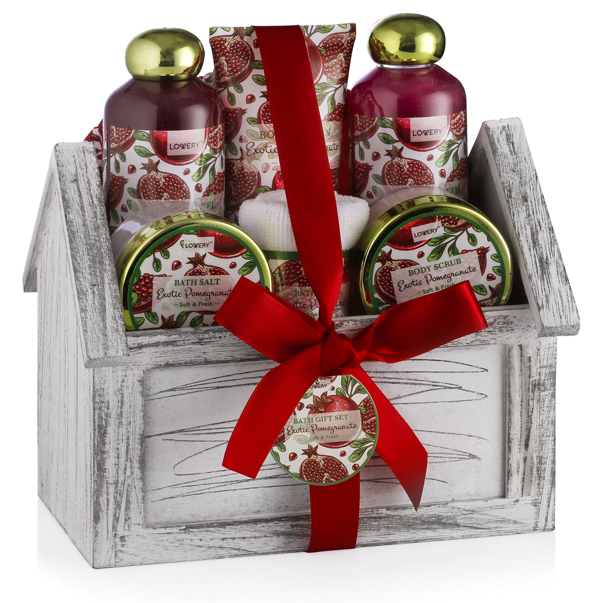 LOVERY shower gel in birthday gift basket for a refreshing cleanse
