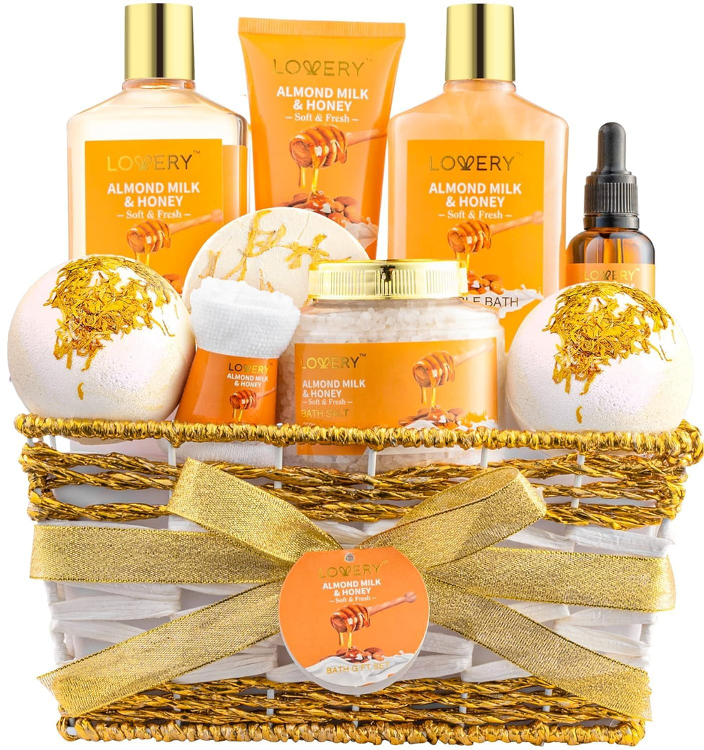 LOVERY deluxe 10-piece bath gift set featuring shower gel for indulgent self-care