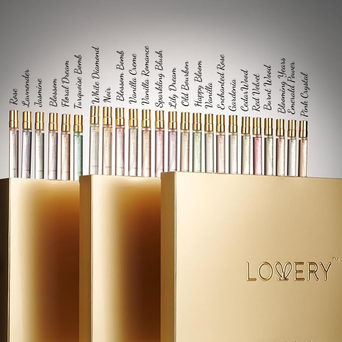 LOVERY Enchanted Rose scent for romantic daytime wear.