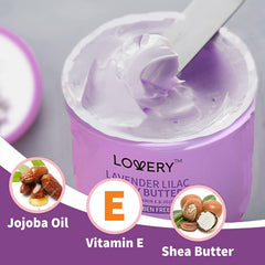 LOVERY Jojoba oil detail emphasizing deep hydration and smoothness
