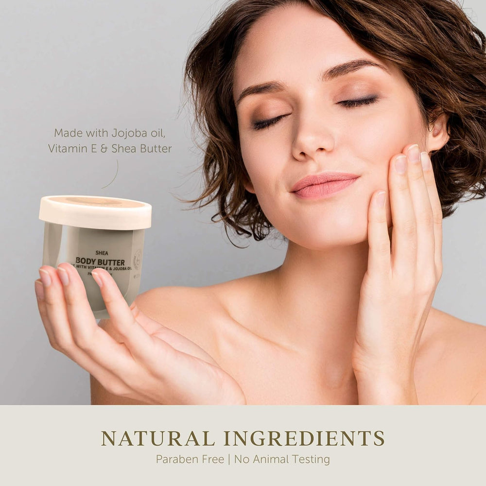 LOVERY lavender jasmine body butter jar for calming hydration