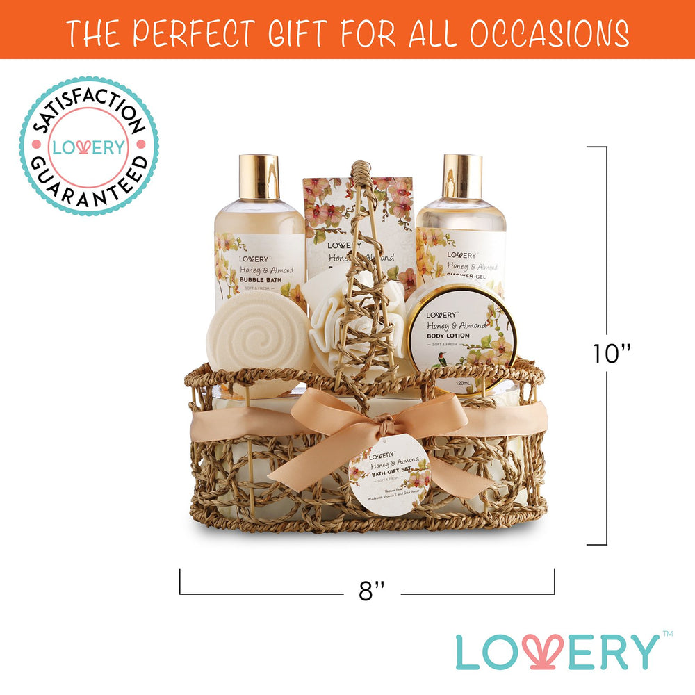 LOVERY Luxury spa gift set image showcases a complete at-home self-care routine.