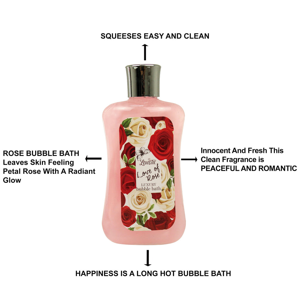 LOVESTEE Love of Rose body lotion bottle delivers quick absorption and nourishment.
