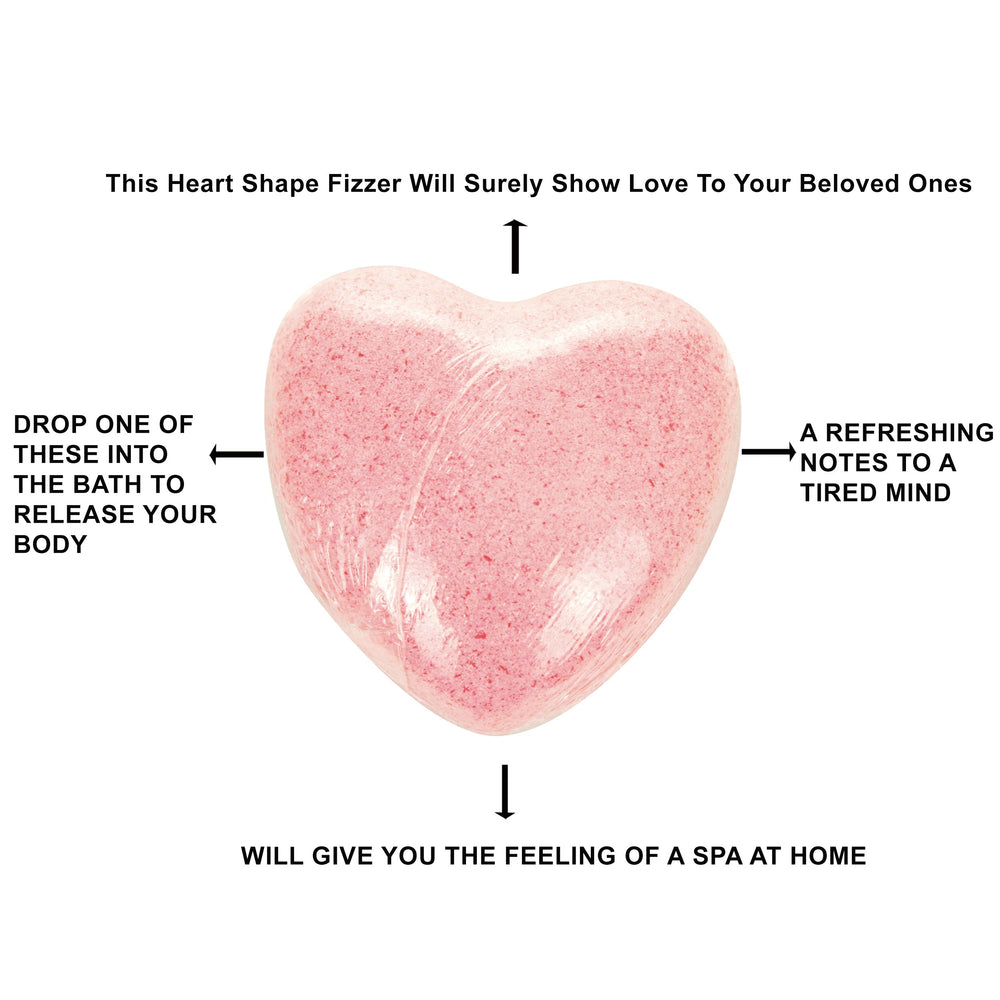 LOVESTEE Red bath puff ready for a gentle exfoliating cleanse.