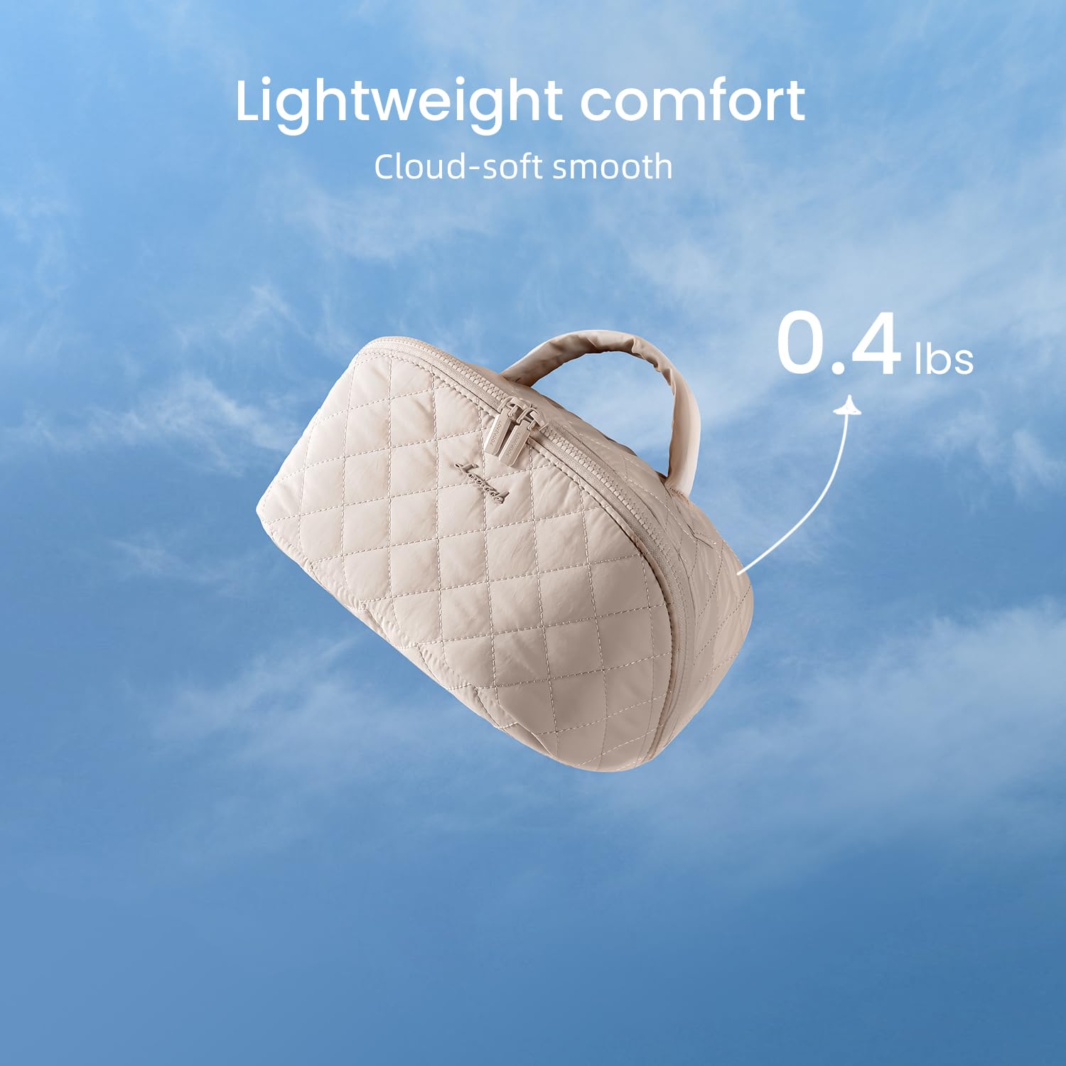 LOVEVOOK gift-ready bag makes a thoughtful travel gift for beauty lovers