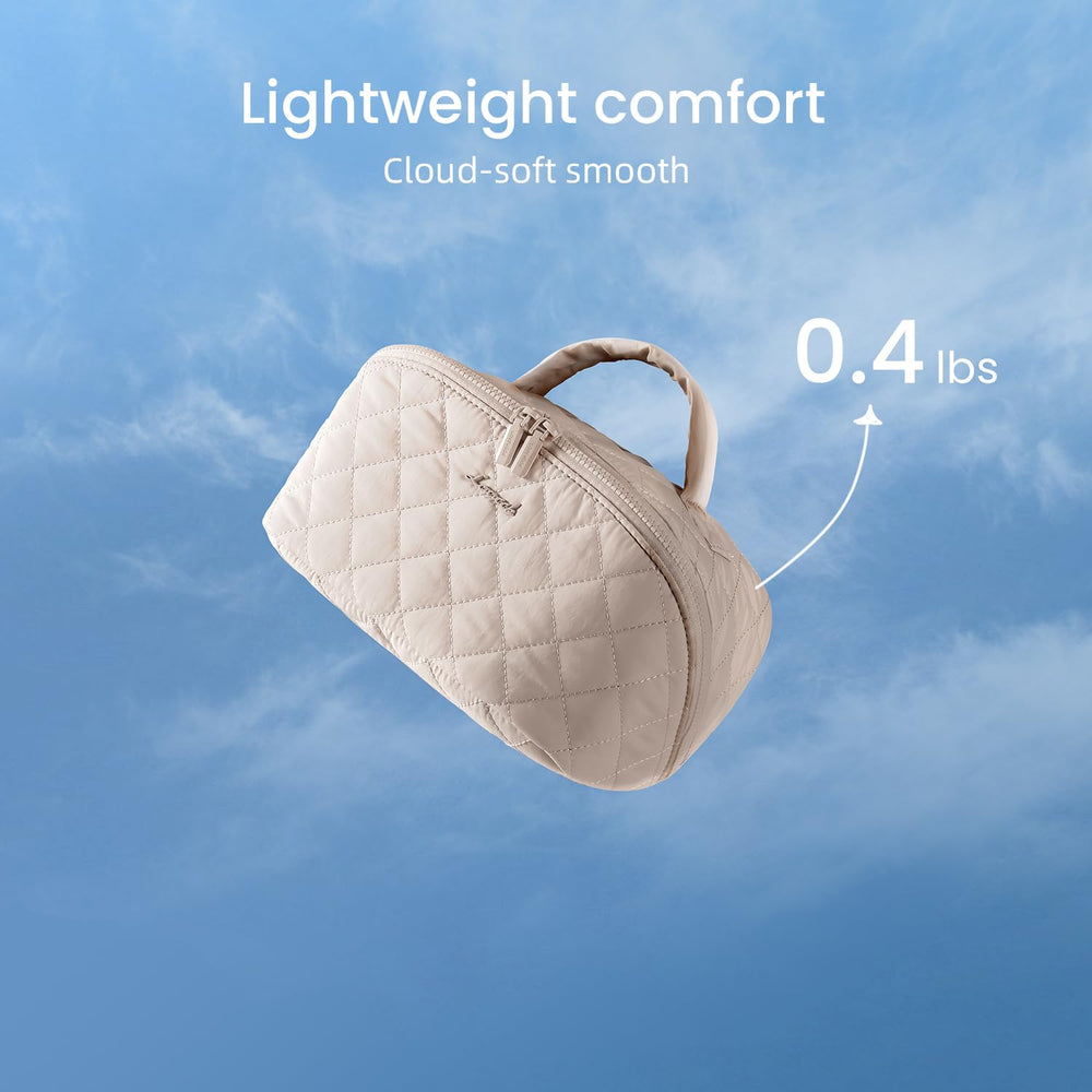 LOVEVOOK gift-ready bag makes a thoughtful travel gift for beauty lovers