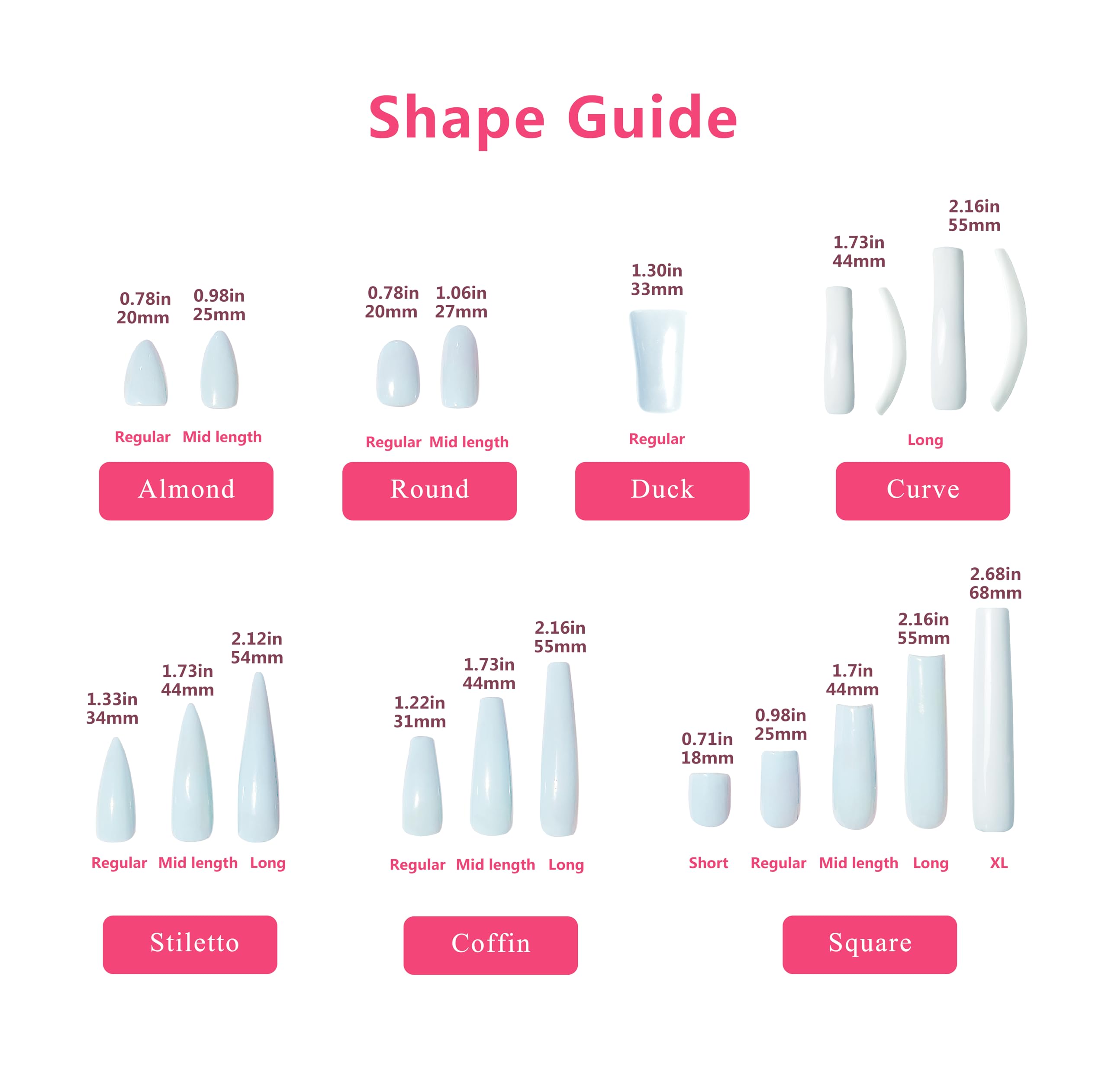 LOVFUL durable acrylic-strength nails built to endure multi-wear uses.