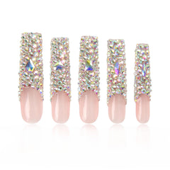 LOVFUL Angel's Tear full crystal nails offer reusable glamour.