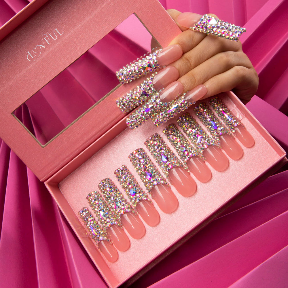 LOVFUL Angel's Tear reusable nails emphasize sustainability and multiple wears.