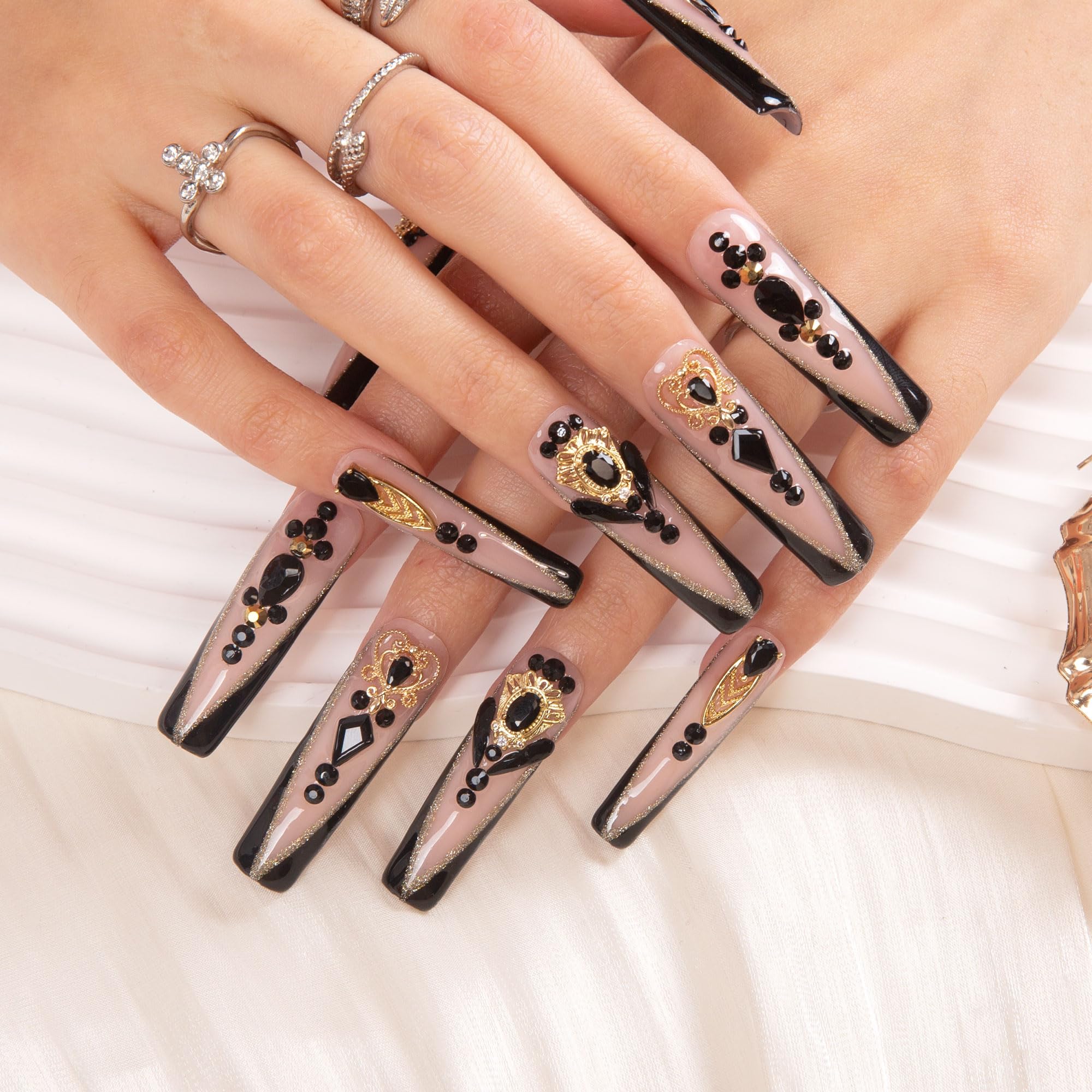 LOVFUL handcrafted nails close-up highlighting precise shaping and shine