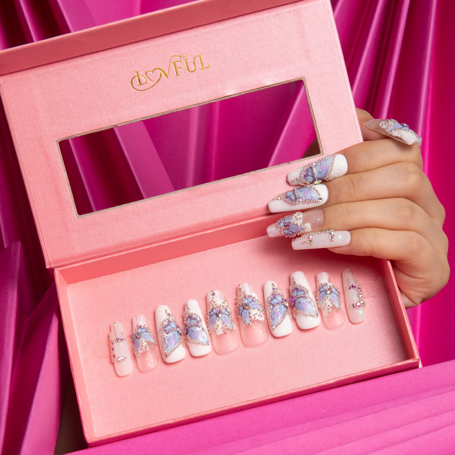 LOVFUL reusable nails reduce waste and save money over time.