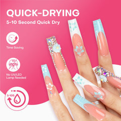 LOVFUL nail adhesive long-lasting hold for press-ons and tips.