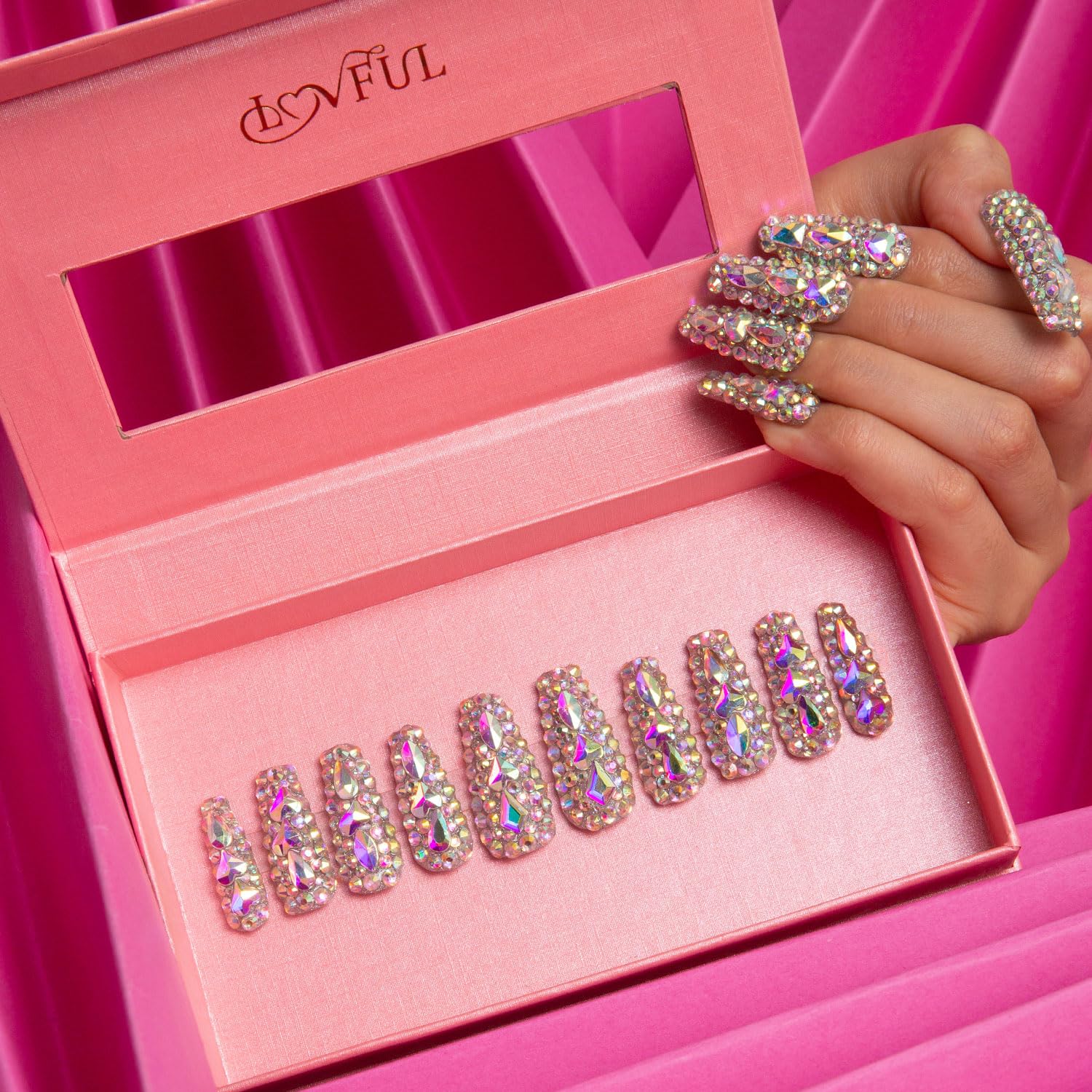 LOVFUL packaging and storage for tidy reuse of nails.
