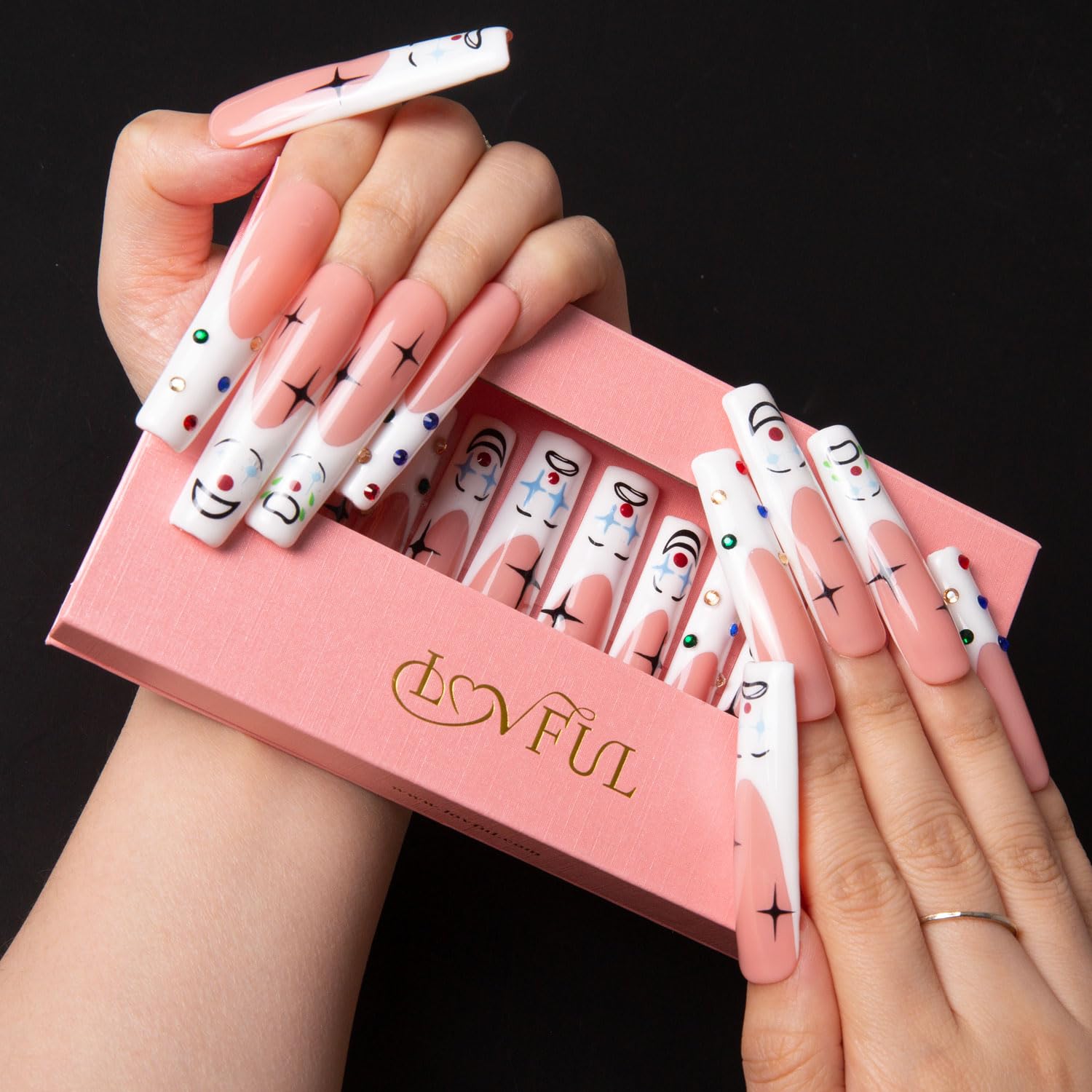 LOVFUL clown nails packaging is sustainable for eco-conscious shoppers