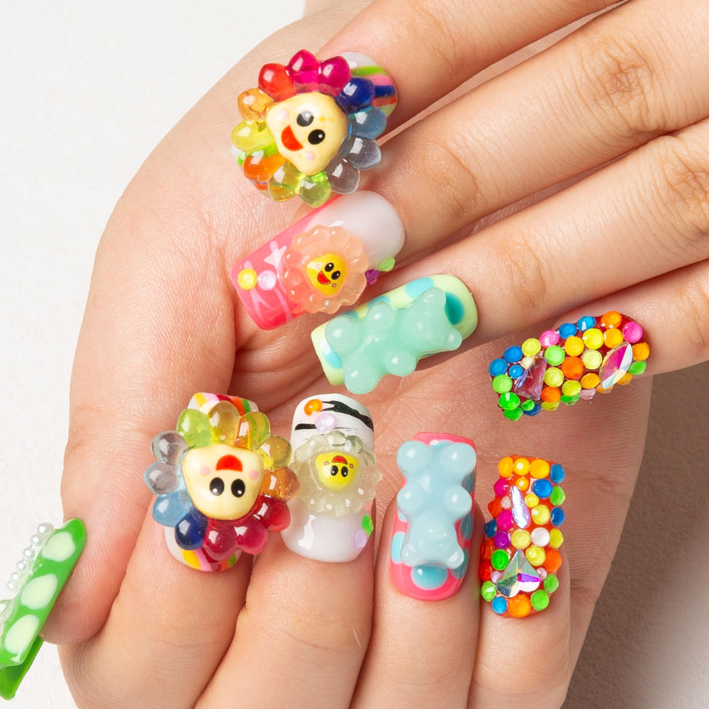 LOVFUL crystals close-up highlights crystal-covered tips offering durable, long-lasting wear