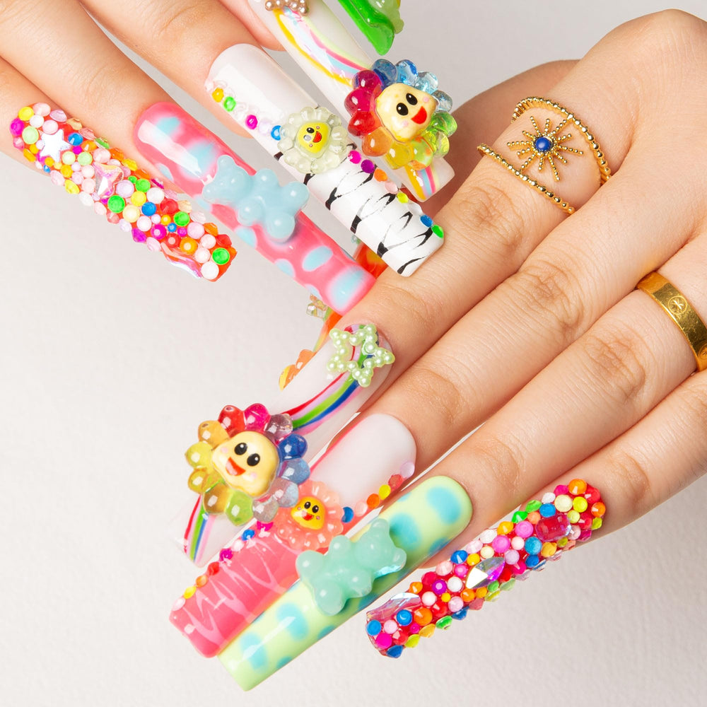 LOVFUL reusable full-cover nails delivering a seamless, natural appearance.