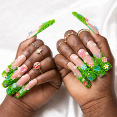 Lovful square long 22-inch nails ready for dramatic, long-lasting style and easy application.