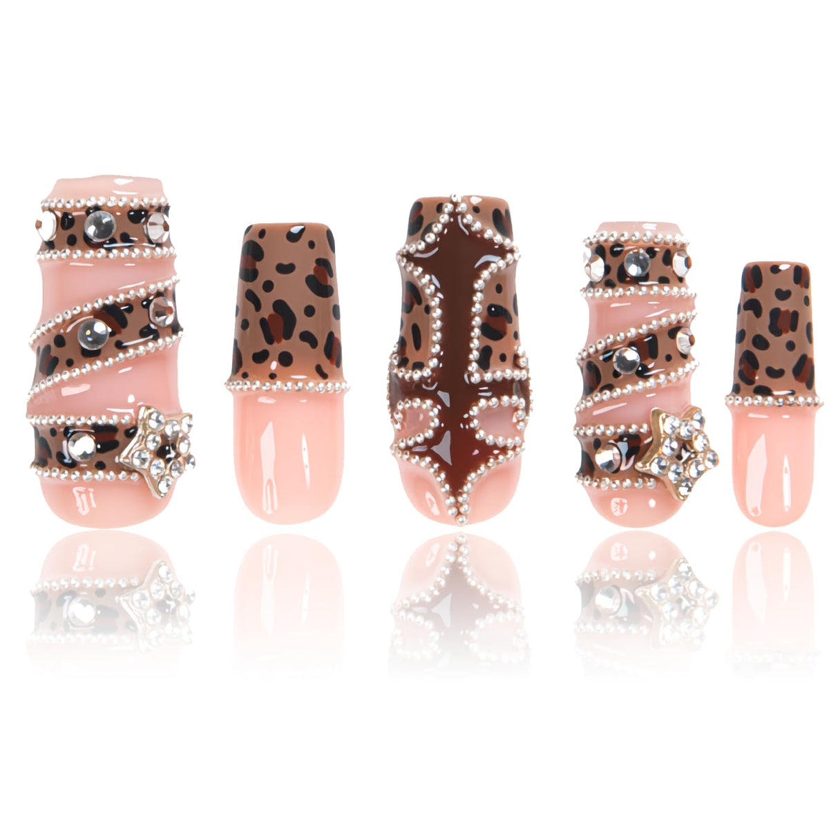 Lovful Totally Blessed press-on nails, square shape, salon quality at home use.