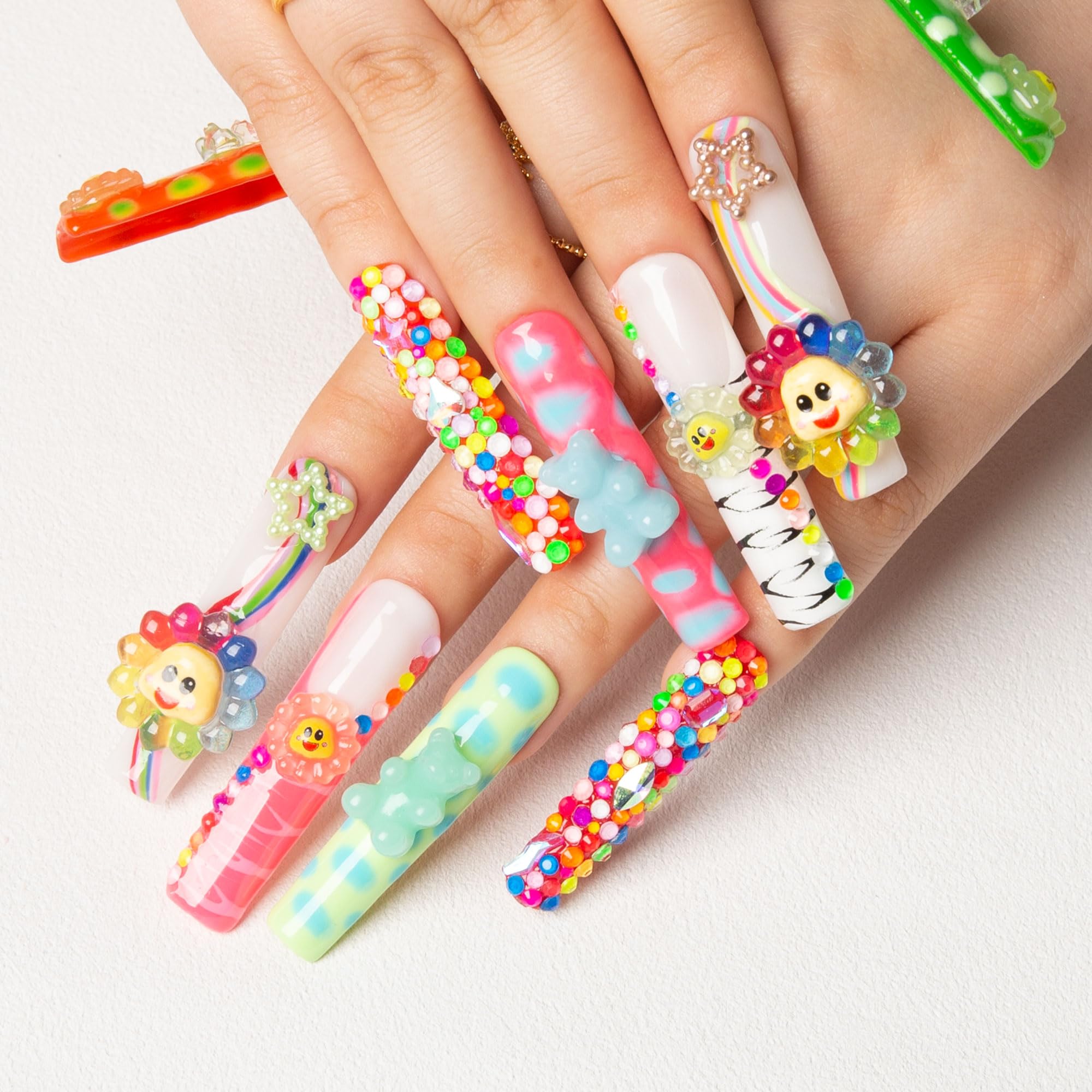 LOVFUL wedding party nail art collection adding vibrant flair to celebrations.