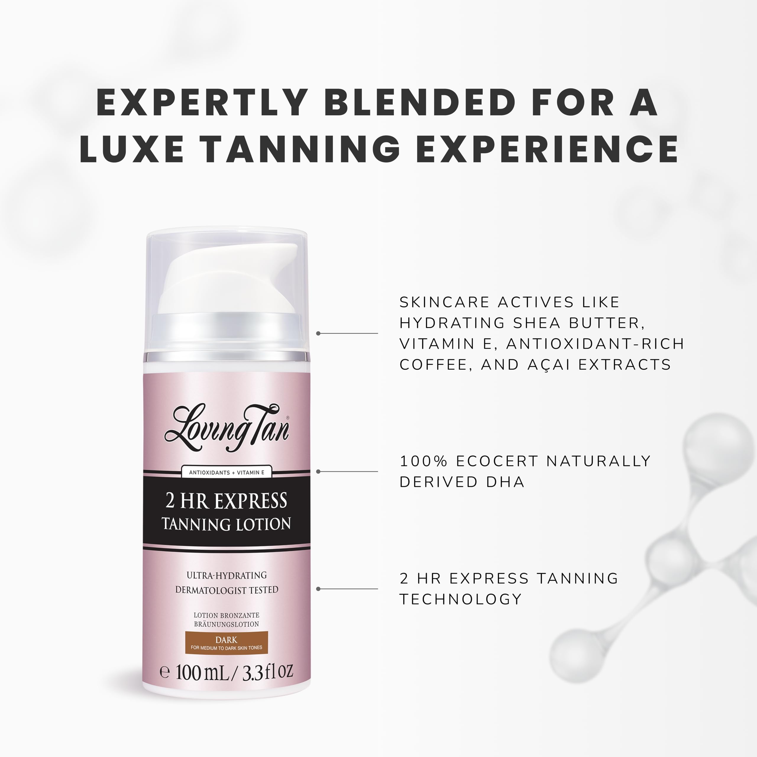 Loving Tan final tan develops over 24 hours for a natural look.
