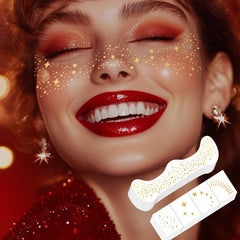 LOVLOV Glitter Freckles big pattern classic 01 creates bold festival look