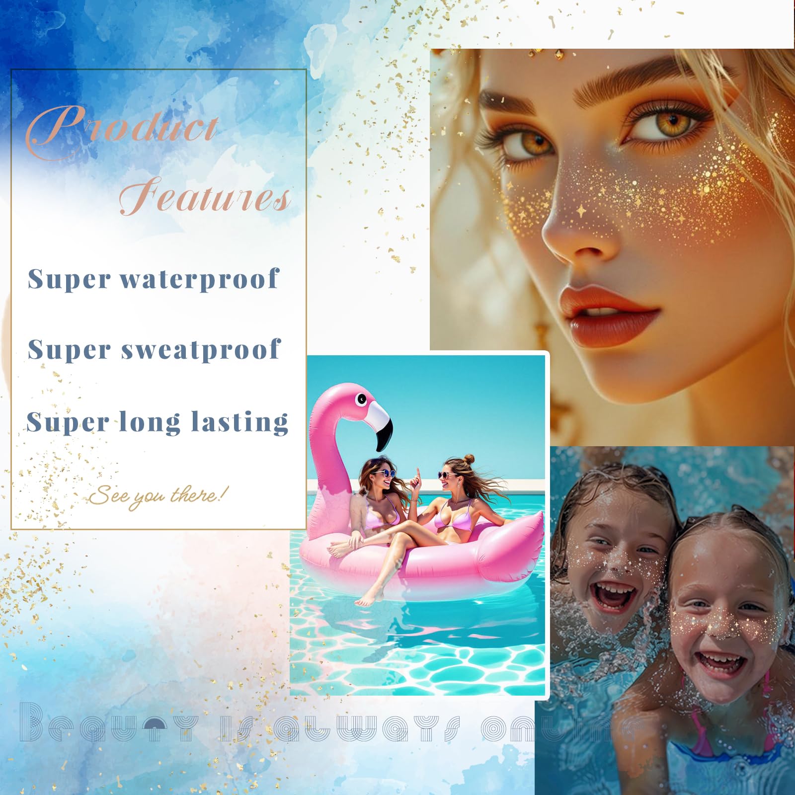 LOVLOV Glitter Freckles big pattern classic 04 offers radiant party sparkle