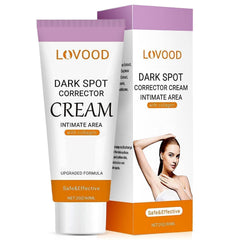 LOVOOD Dark Spot Corrector on underarms for smoother, even-toned skin.