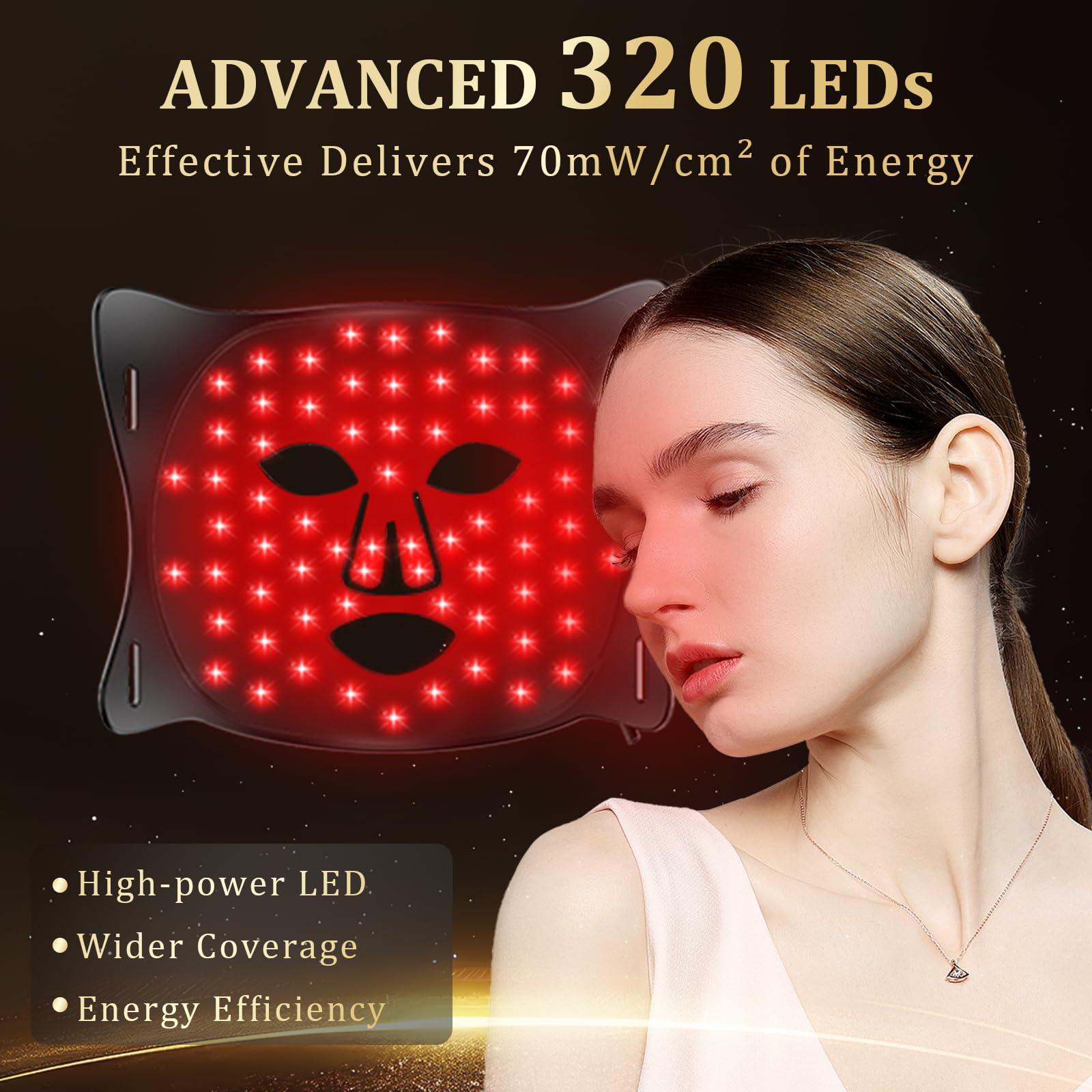 Lovsheme blue light therapy session calming irritation for clearer skin.