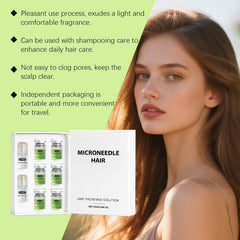 LOYOTICE Hair Regrowth System scalp massage action showing easy application