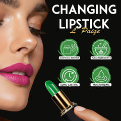 L'Paige Lipstick BASIC GREEN transfer-proof kiss-proof color