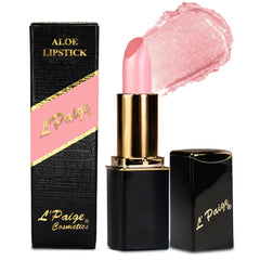L'Paige Shimmery Ice lipstick pout with cool shimmer for everyday radiance