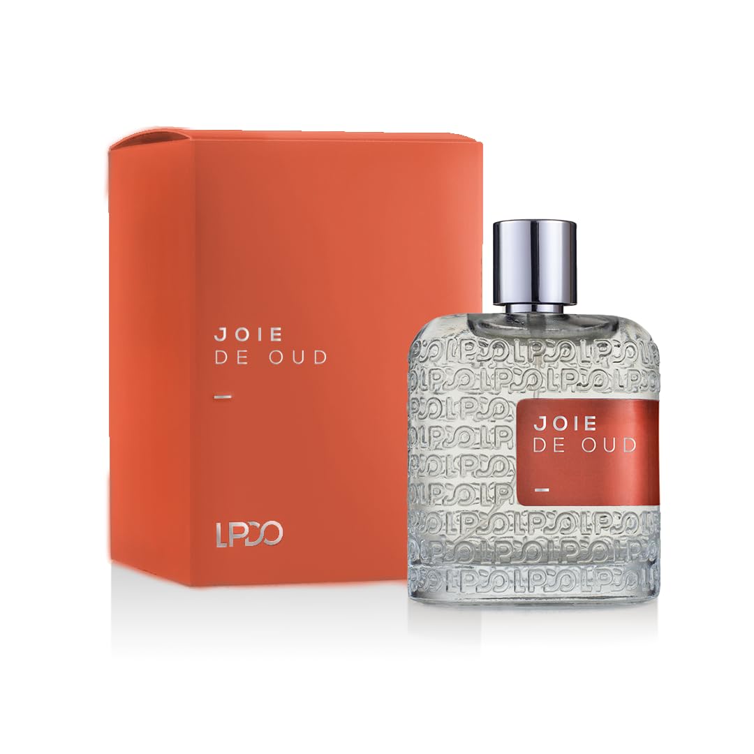 LPDO Joie De Oud EDP bottle, a versatile unisex fragrance with long-lasting appeal