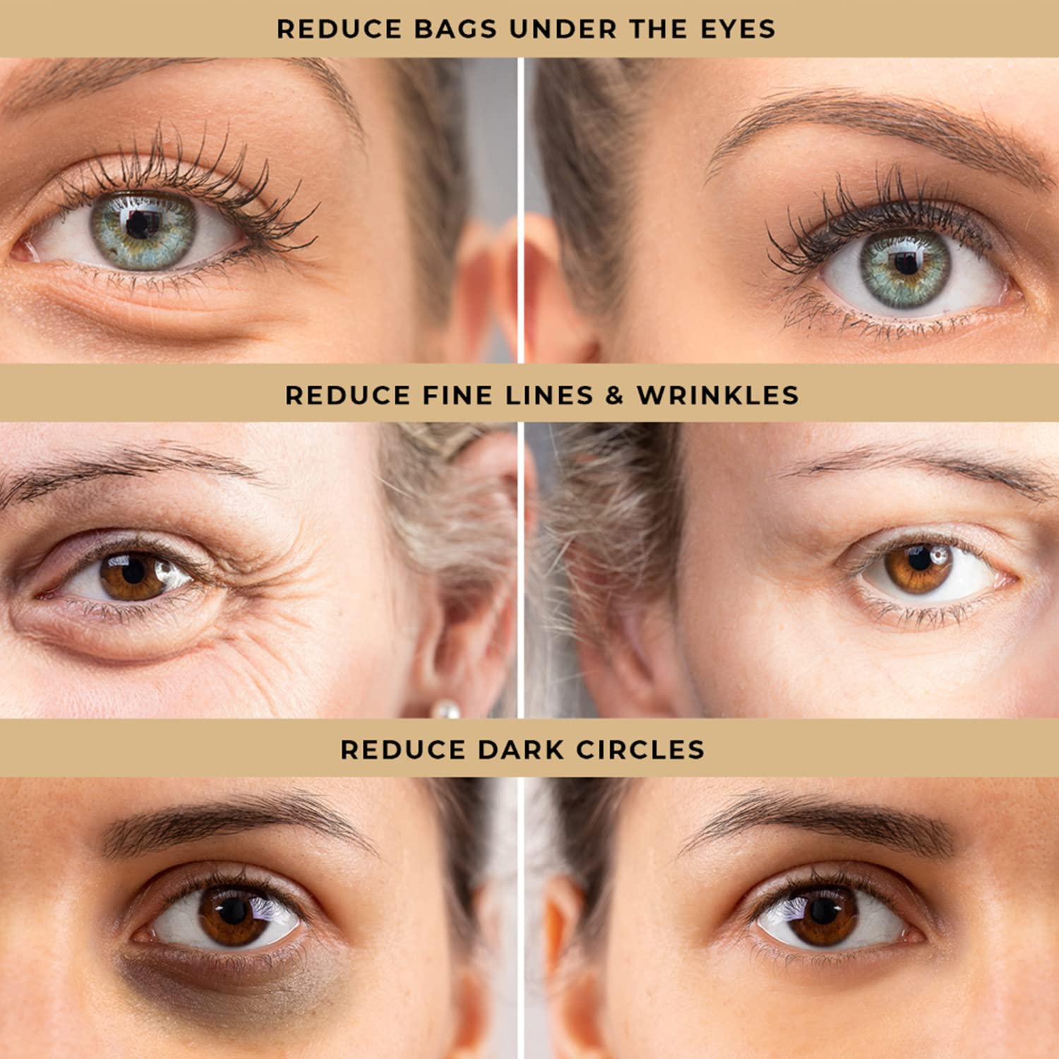 LPH LAB Peptide formula closeup highlighting antioxidant protection for eye skin.