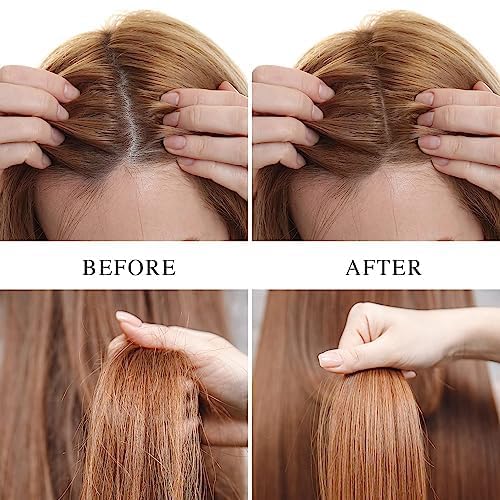LPH LAB close-up shows shiny, healthy-looking hair after use